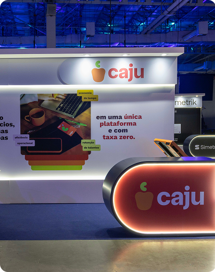 Estande Caju no Asaas Connect 2025